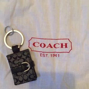 Coach photo keychain
